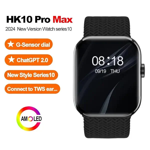 🕒 Montre Connectée HK10 Pro Max – Élégante, Intelligente et Ultra-Performante
