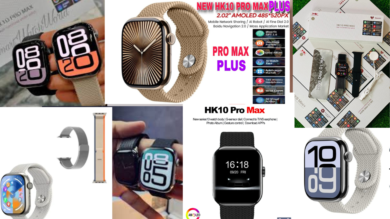 🕒 Montre Connectée HK10 Pro Max – Élégante, Intelligente et Ultra-Performante